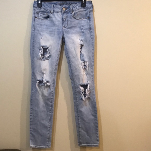 American Eagle Outfitters Denim - American Eagle distressed jeans. Light wash